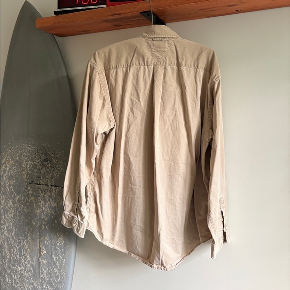 Vintage Tommy Hilfiger button down shirt heavy / thick Large 1990s - Picture 7 of 7